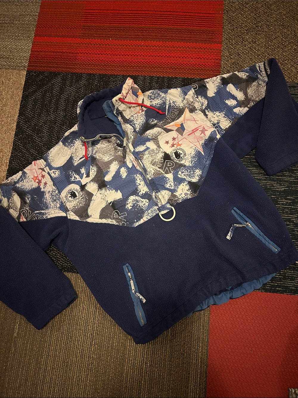Vintage Mammut Fleece Pullover Jacket parka